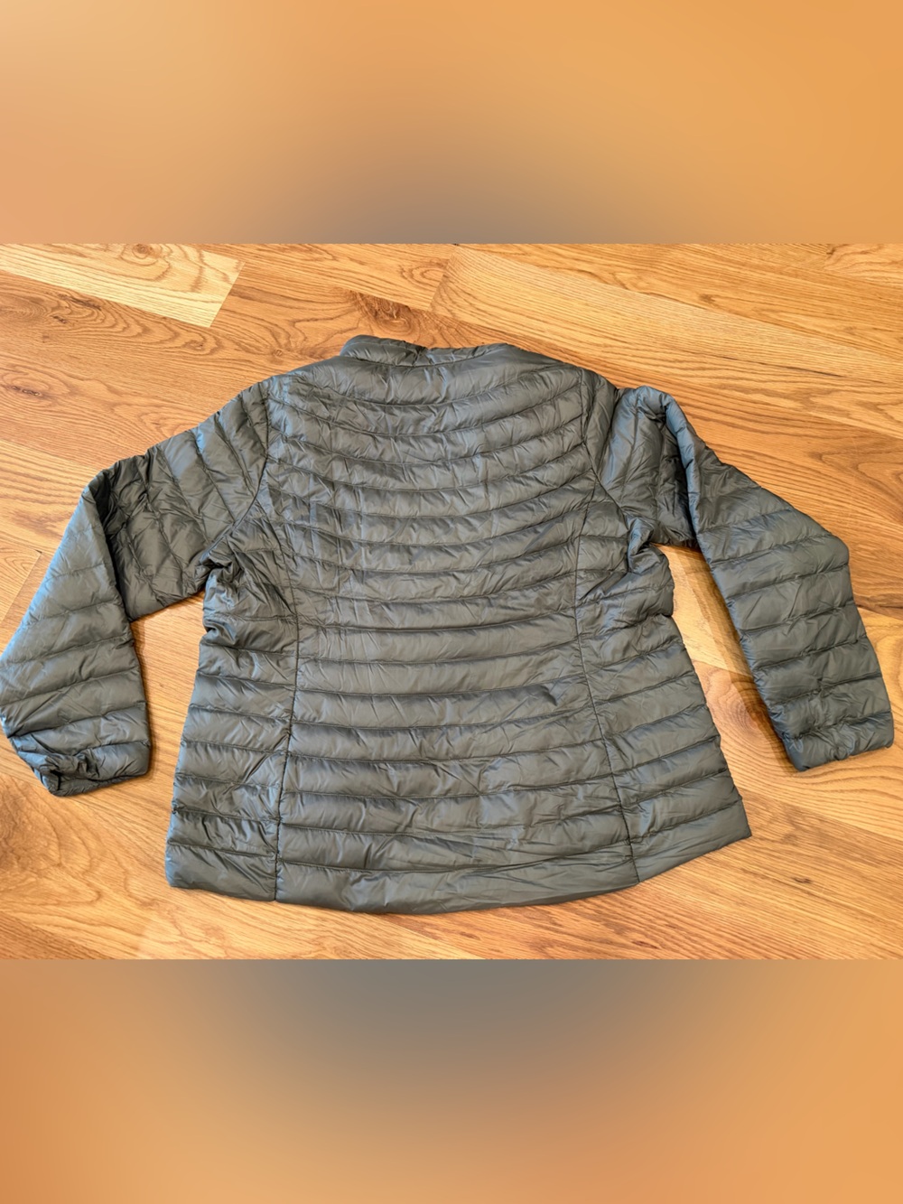 NWOT 32 Degrees Olive Green Quilted Lightweight Puffer Jacket - Picture 4 of 4